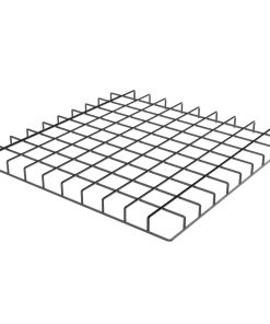 RÁCSOS rozsdamentes acél polc betét moduláris asztalhoz