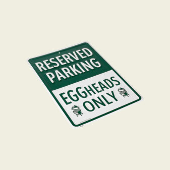 BGE Fanshop - Fém plakett - EGGheads only parking sign