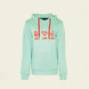 BGE Fanshop - Kapucnis pulcsi - Hoodie - Menta/Korall