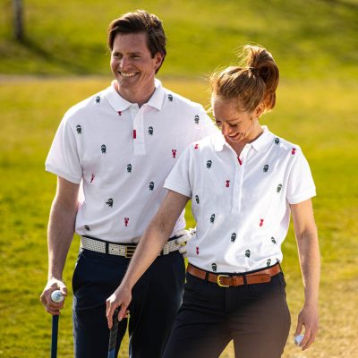 Alternative view of BGE Fanshop - Fehér galléros póló