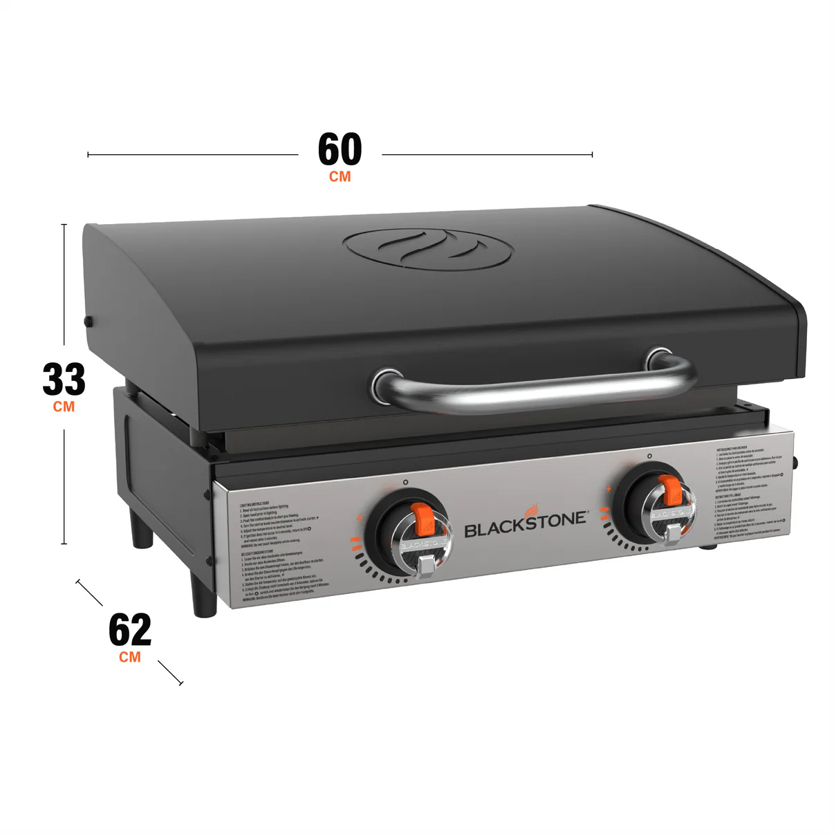 Blackstone 22″-os asztali gázgrill 30mBar Blackstone 22″-os asztali gázgrill 30mBar