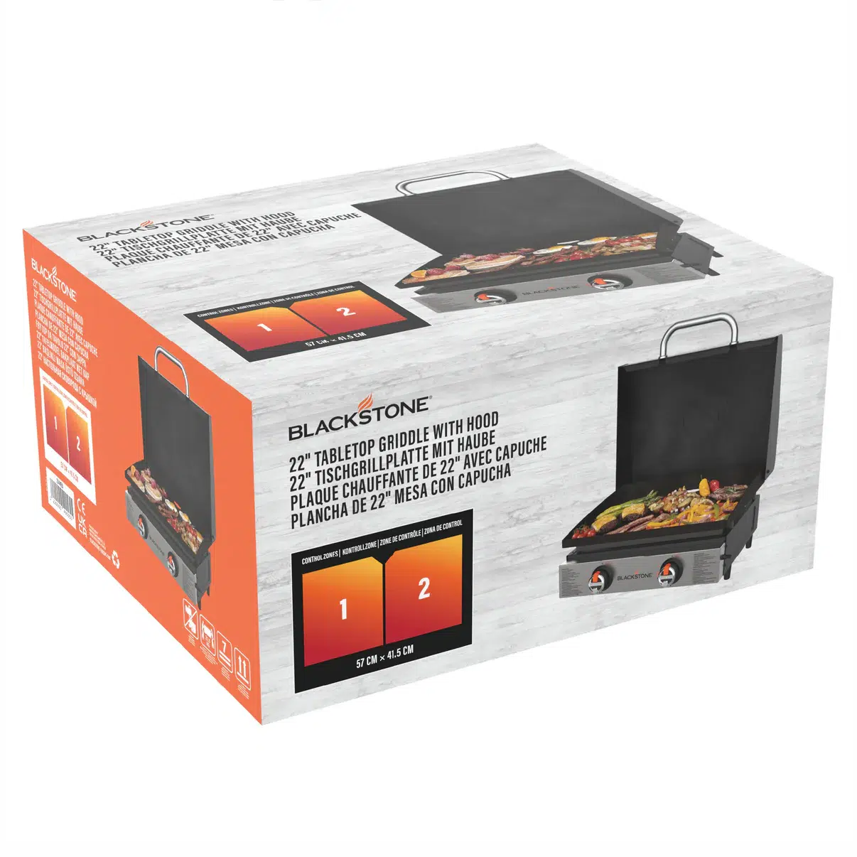 Blackstone 22″-os asztali gázgrill 30mBar Blackstone 22″-os asztali gázgrill 30mBar