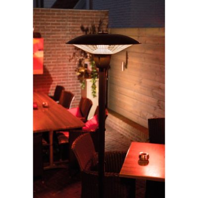 SUNRED Barcelona Bright álló elektromos teraszfűtő, fekete, 1500 W - 4. kép SUNRED Barcelona Bright álló elektromos teraszfűtő, fekete, 1500 W - 4. kép