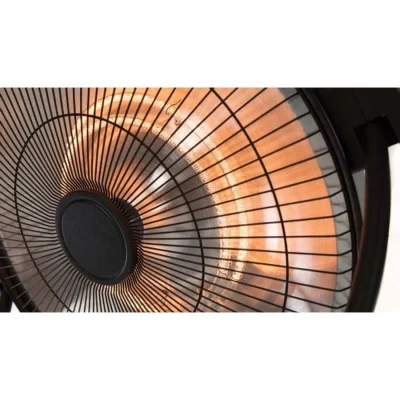 SUNRED Retro Bright álló teraszfűtő – fekete, 2100 W - 6. kép SUNRED Retro Bright álló teraszfűtő – fekete, 2100 W - 6. kép
