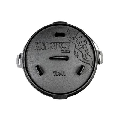 Valhal lapos aljú öntöttvas Dutch Oven, 6,1 liter - 3. kép Valhal lapos aljú öntöttvas Dutch Oven, 6,1 liter - 3. kép